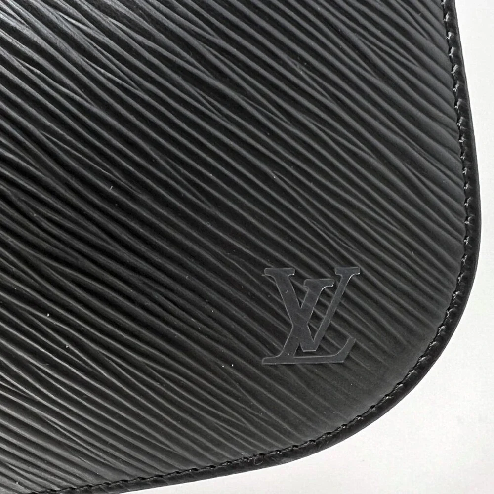 Louis‎ Vuitton Epi Demi Lune Shoulder Bag Black Y2K Vintage